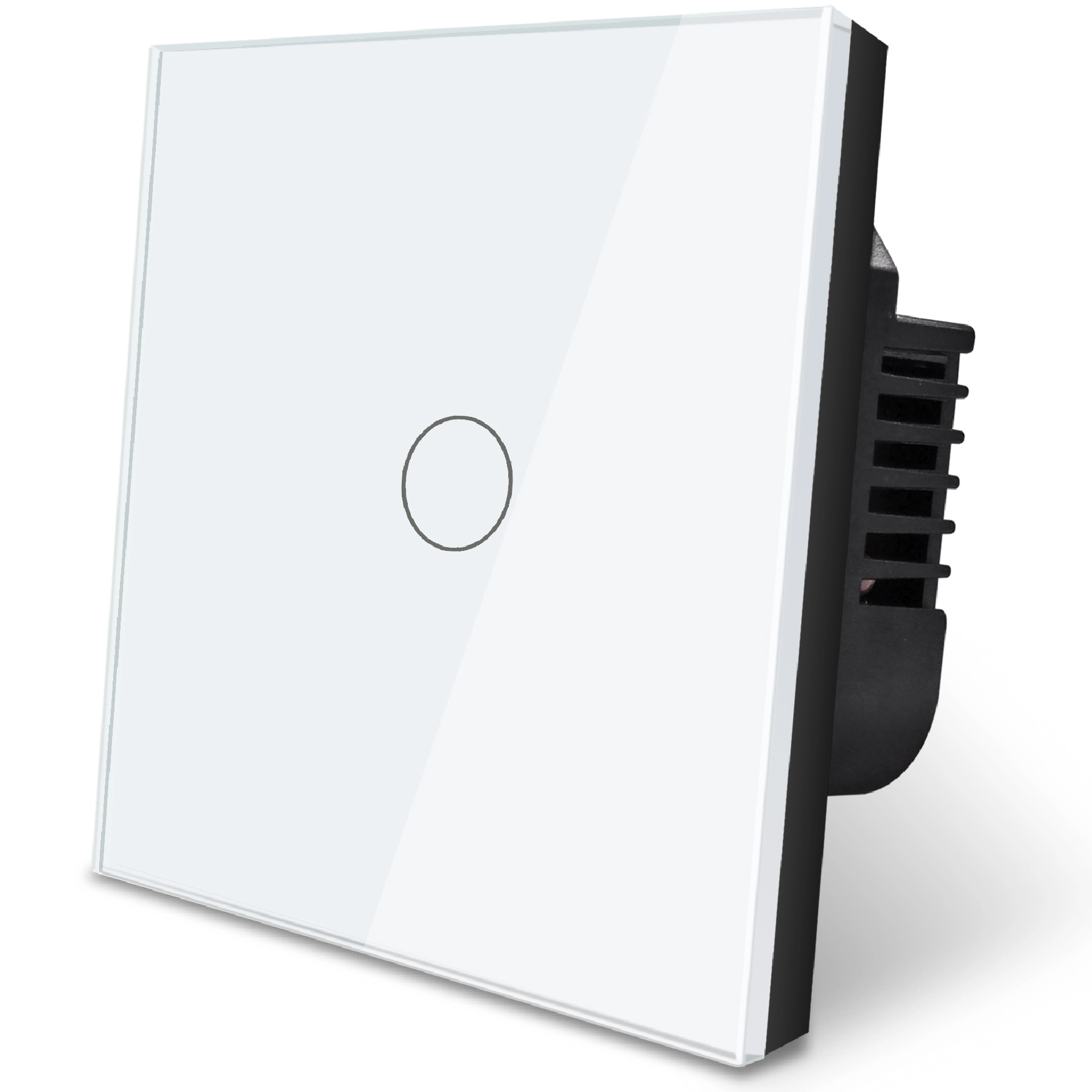 Розумний сенсорний вимикач світла з WiFi підключенням до смартфону USmart WS-01w Tuya Білий