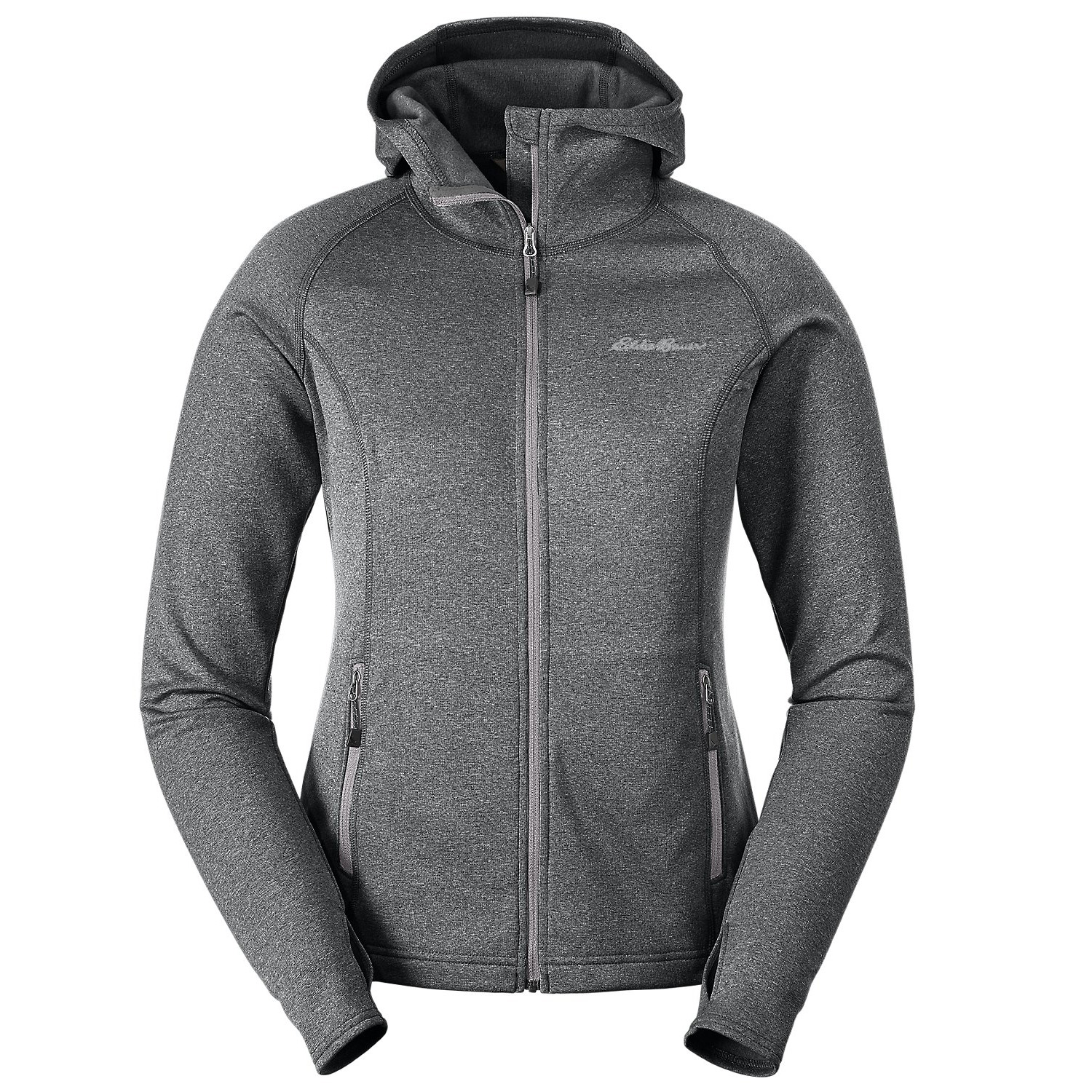 Кофта Eddie Bauer Womens High Route Fleece Hoodie DK SMOKE S Темно-сіра (3701DKS-S)