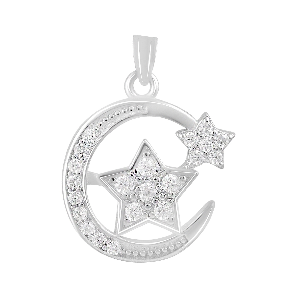 Серебряная подвеска SilverBreeze с фианитами (2124771)
