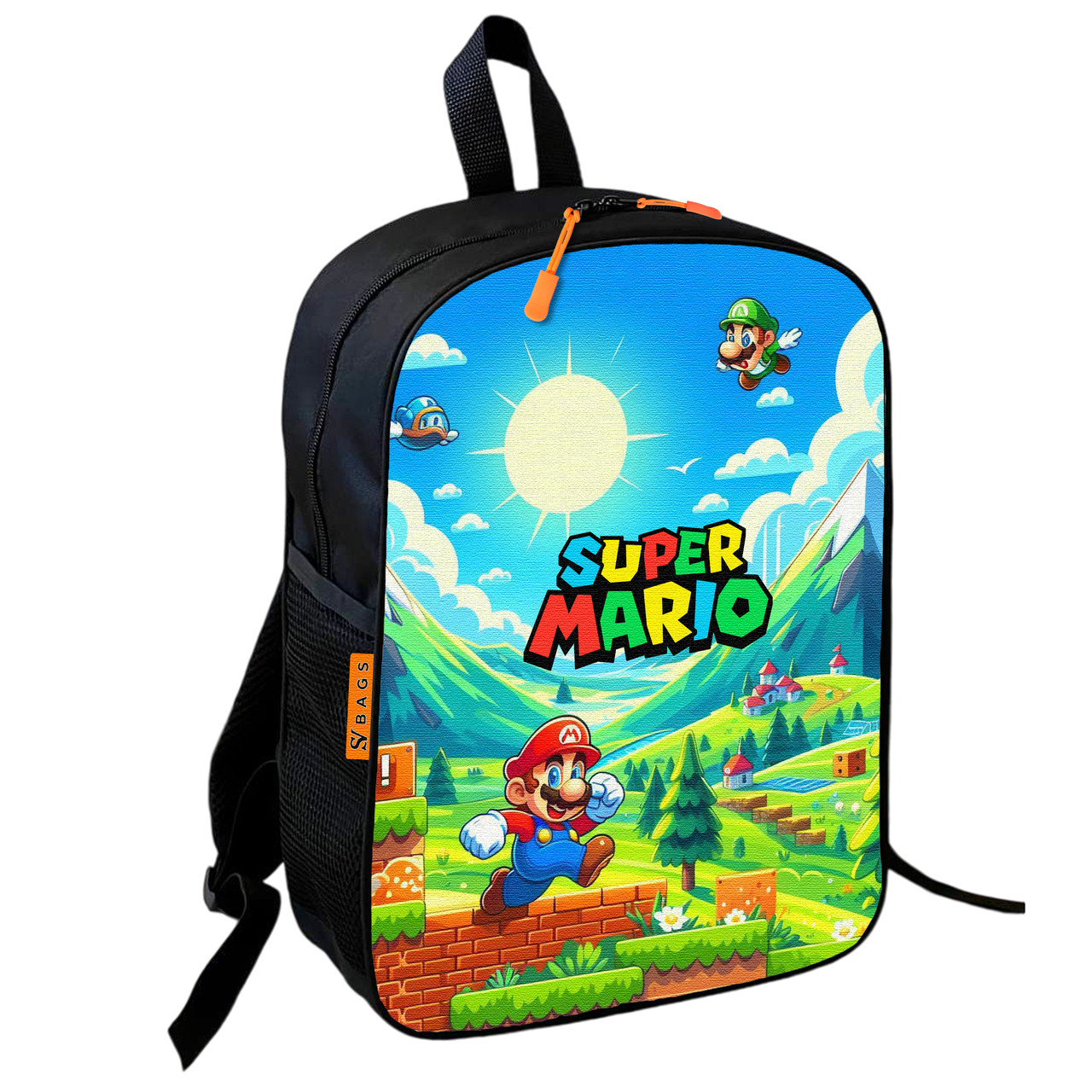 Дитячий шкільний рюкзак Super Mario, 36×27×13 см — арт. 2551263540