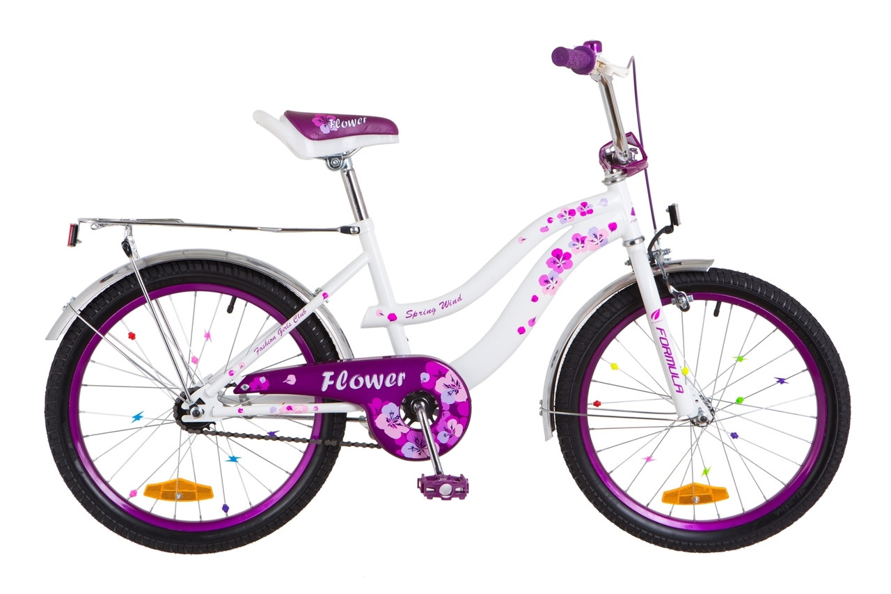 Велосипед 20-048 Formula FLOWER 14G 13 White/Violet