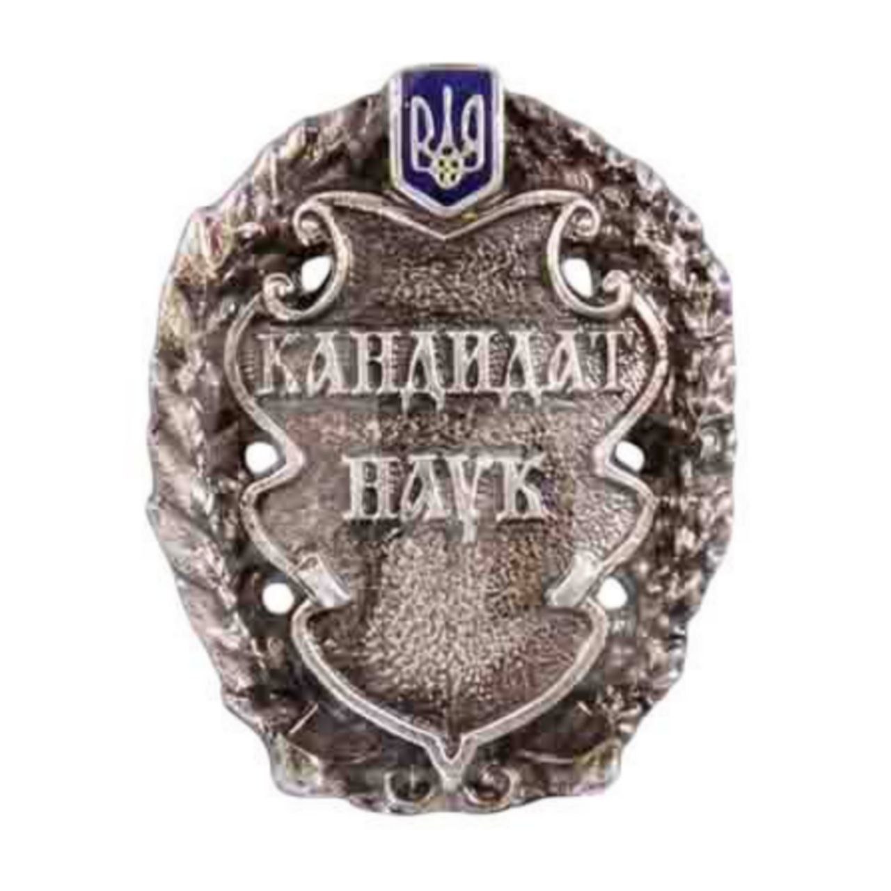 Значок Collection Кандидат наук 23х19х2,5 мм (hub_r2ema7)