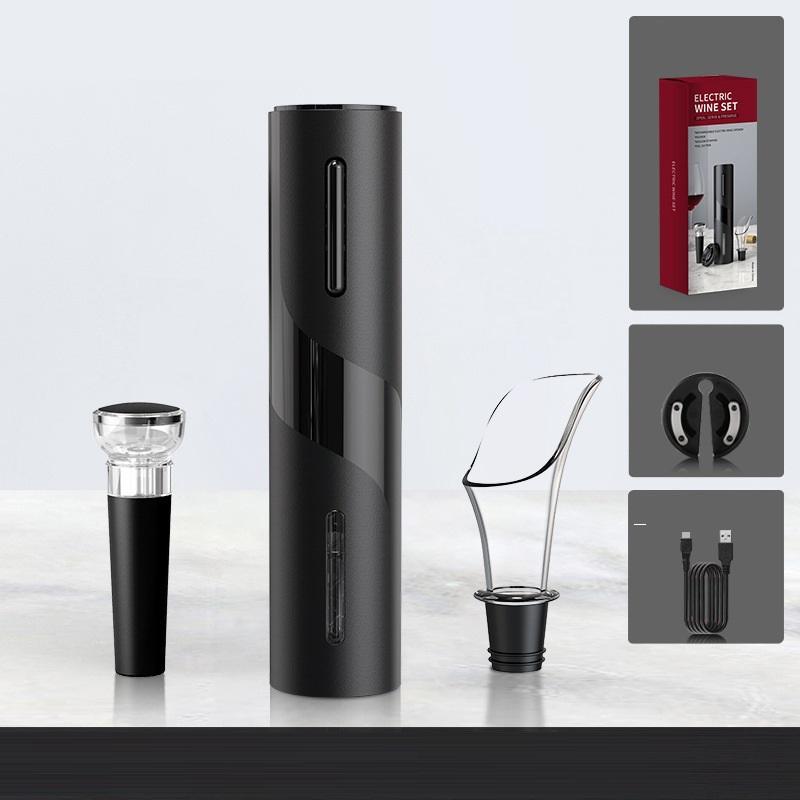 Набор для вина BAR 4в1 Black (H051396)