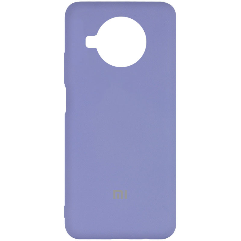 Чехол Silicone Cover My Color Full Protective (A) для Xiaomi Redmi Note 9 Pro 5G (Сиреневый / Dasheen) 1094243