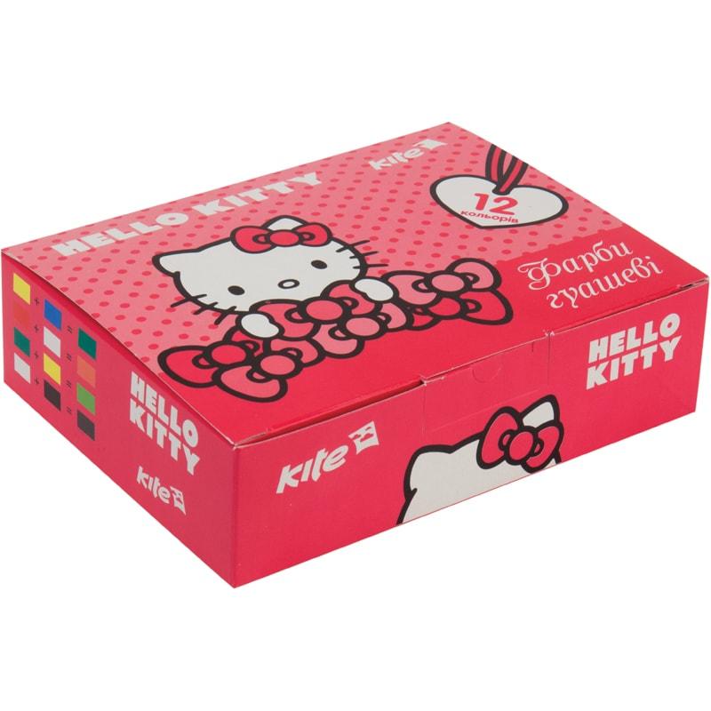 Гуаш Kite Hello Kitty 12 кольорів (HK17-063)