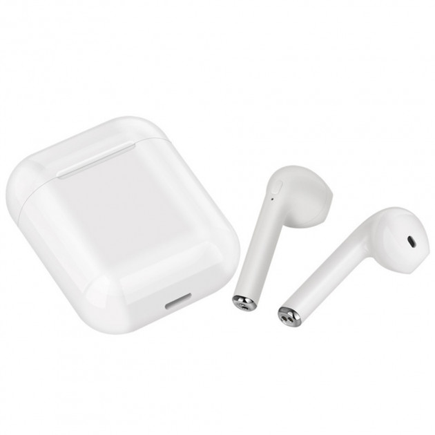 Бездротові Bluetooth навушники з кейсом HBQ i8 Mini Білі (200810)