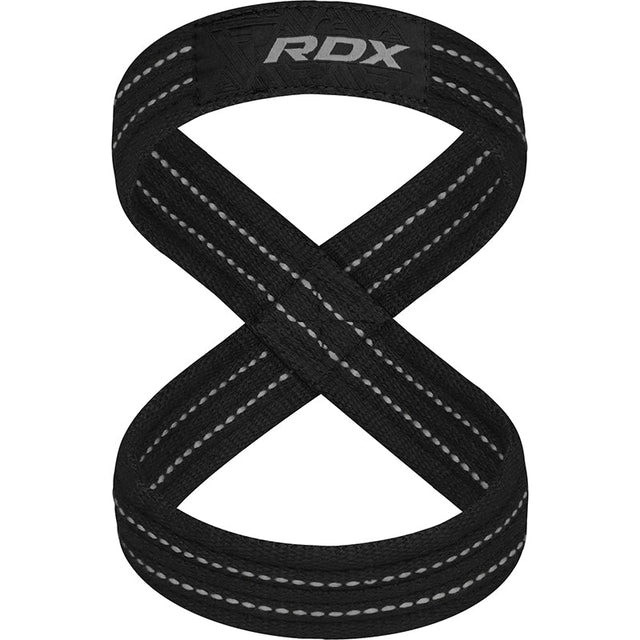 Силовые ремни RDX Gym Lifting 8 Figure Straps Gray L