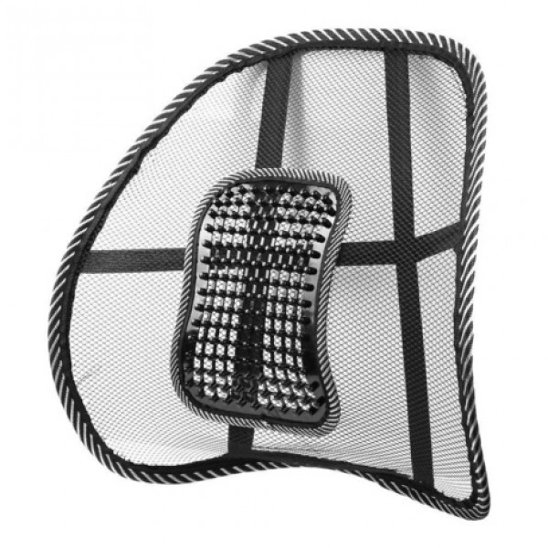 Упор поперековий для спини масажна підставка-подушка UFT MP04 Чорний (258621)