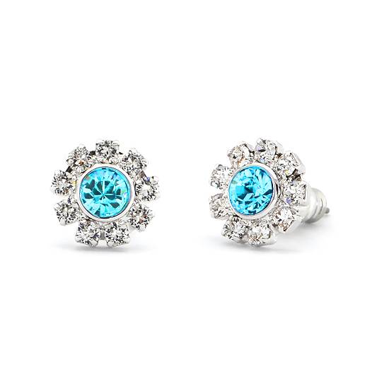 Сережки KOBI Sarlot 4 мм зі Swarovski (7440-3072-14-32)