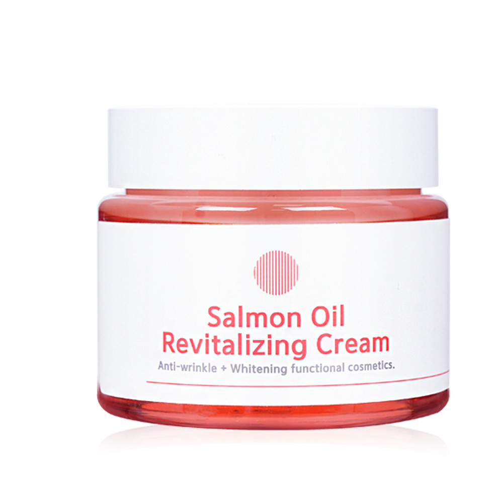 Відновлюючий крем для обличчя з маслом лосося Eyenlip Salmon Oil Revitalizing Cream 80 г (8809555252627)