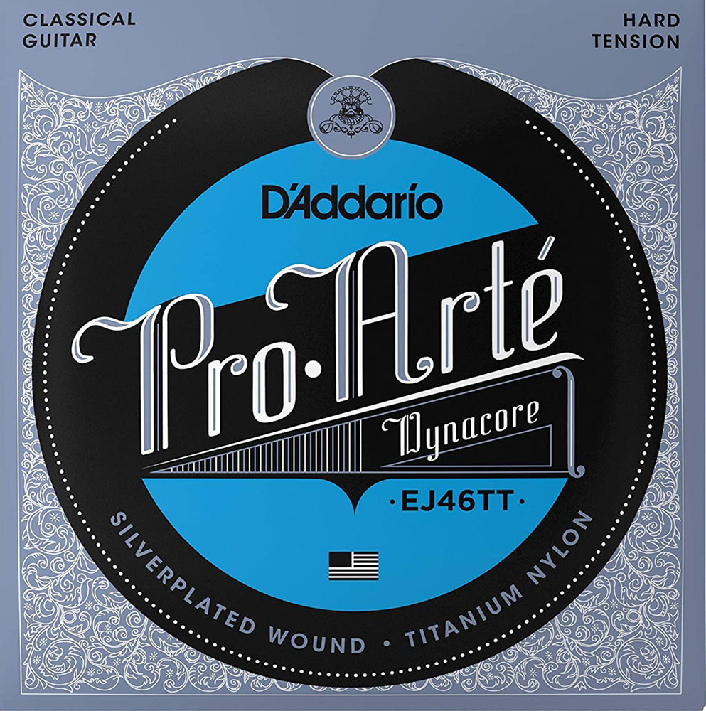 Струни для класичної гітари D'Addario EJ46TT Classic Silverplated Wound Titanium Nylon Hard Tension