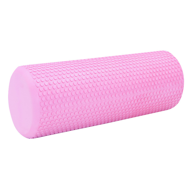 Массажный валик ролик для йоги и фитнеса Dobetters Roller 45 см Розовый (12510-76137)