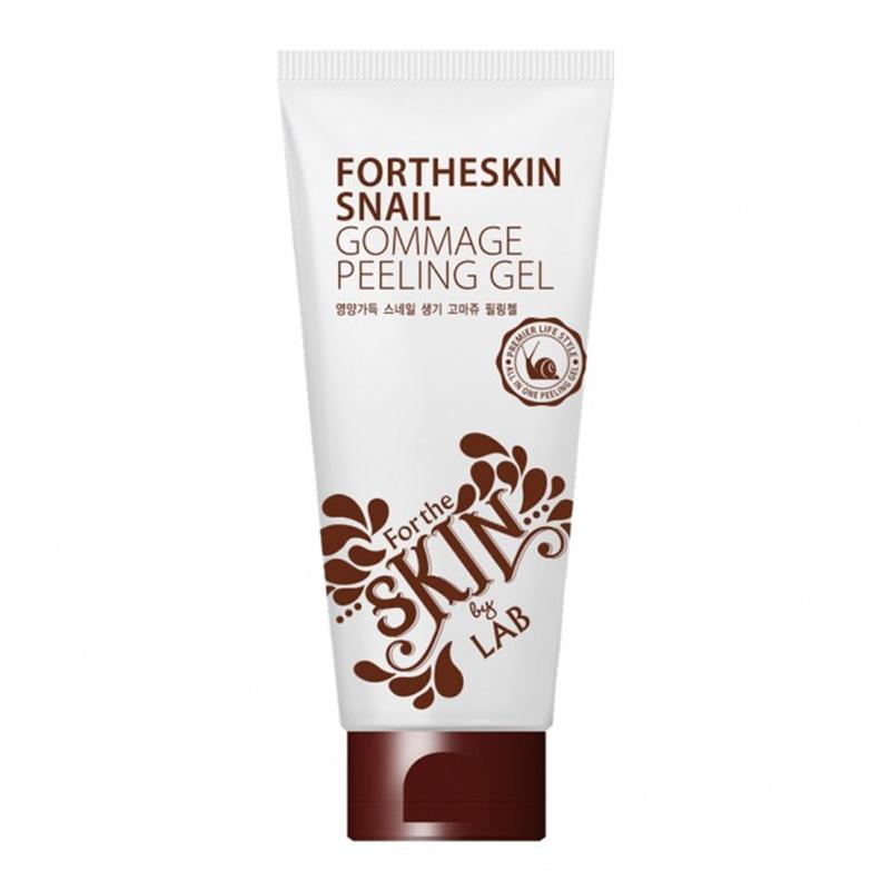 Пилинг-гель для лица с муцином улитки Fortheskin Snail Gommage Peeling Gel 180 мл (8809598150126)