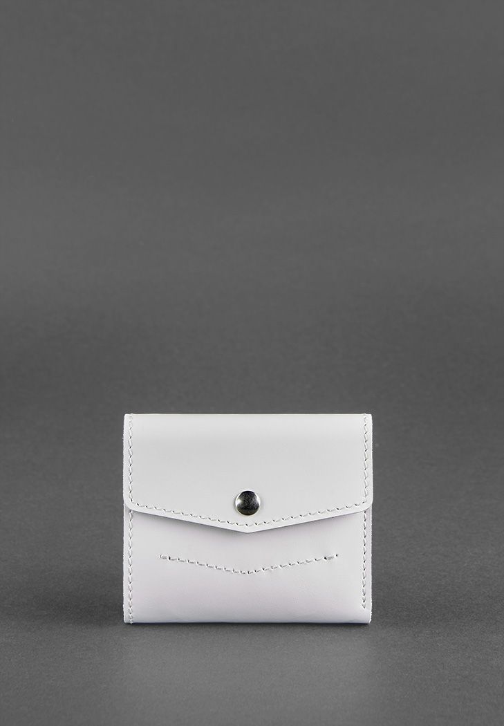 Жіночий шкіряний гаманець 2.1 Білий BlankNote