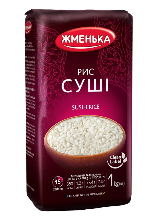 Рис для Суши Жменька 1 кг