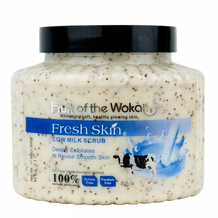 Скраб для тіла Wokali Fresh Skin Scrub Cow Milk WKL217 500 г