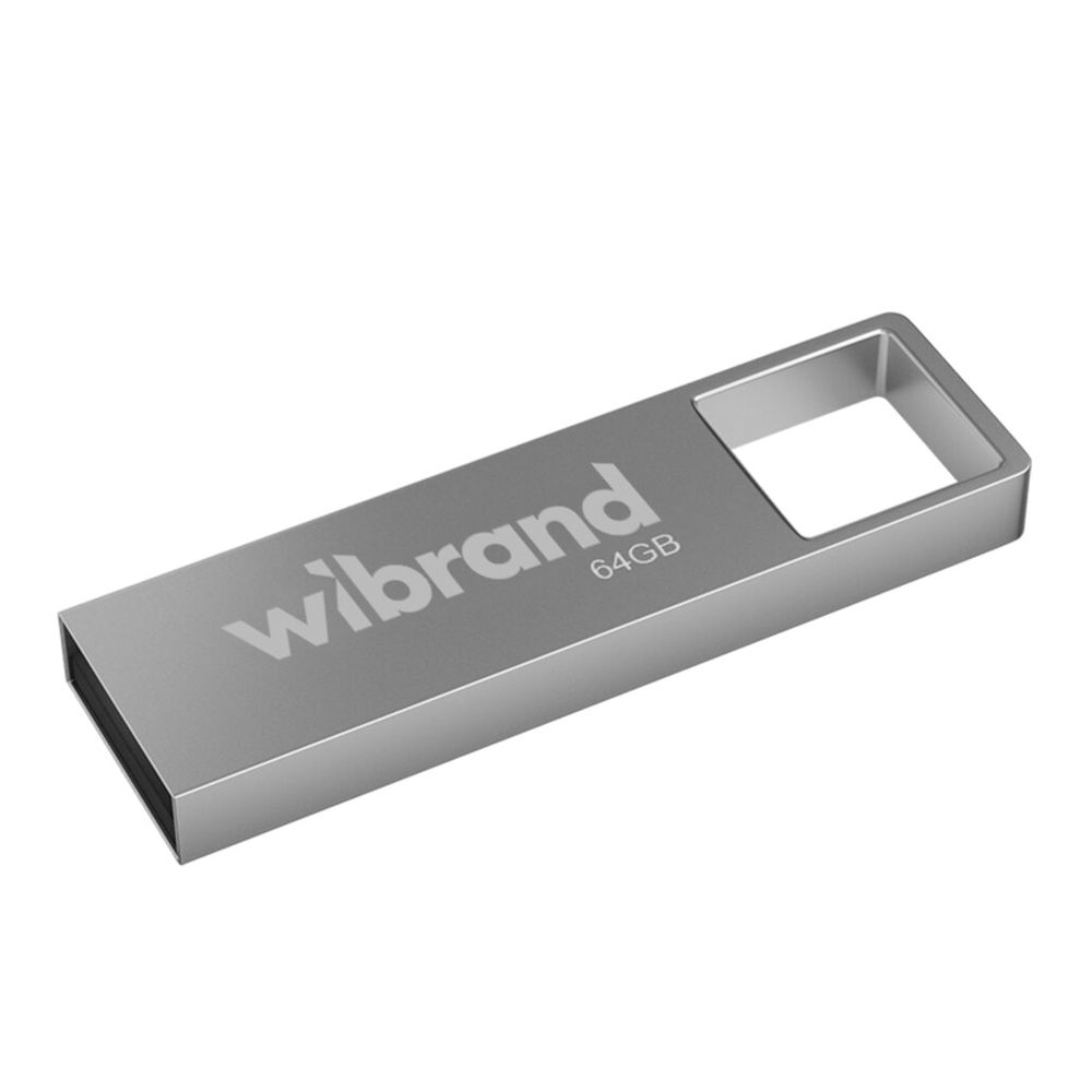 Флеш память USB Wibrand 64 GB Shark USB 2.0 Silver (36914_3609516)