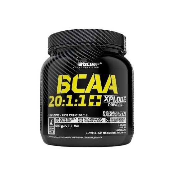 Аминокислота BCAA для спорта Olimp Nutrition BCAA 20:1:1 Xplode 500 g /69 servings/ Grapefruit