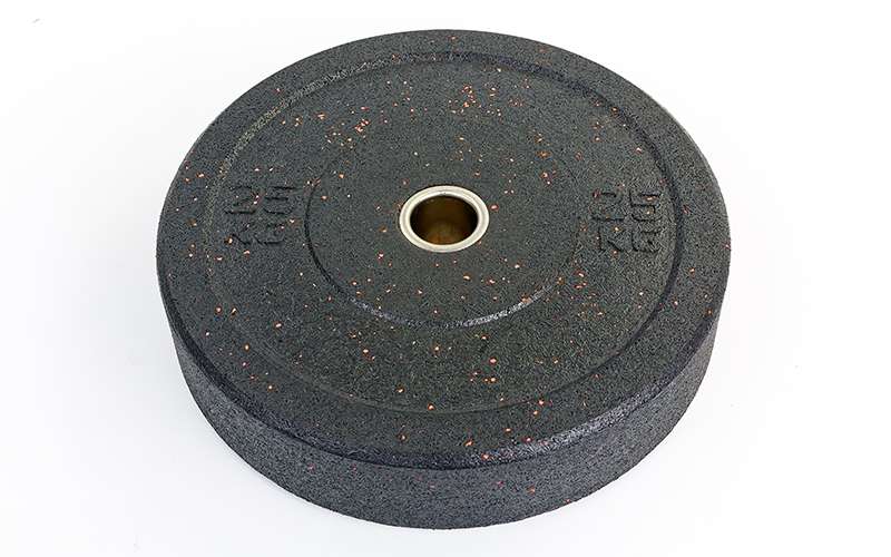 Бамперні диски для кросфіту Record RAGGY ТА-5126-25 25кг Чорний