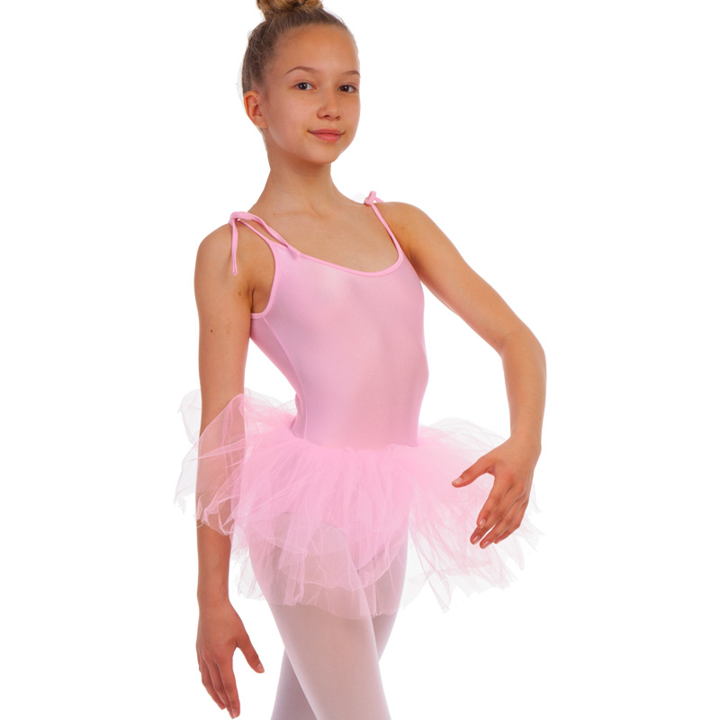 Купальник для танцев детский Lingo CO-128 XL рост 155-165 Светло-Розовый