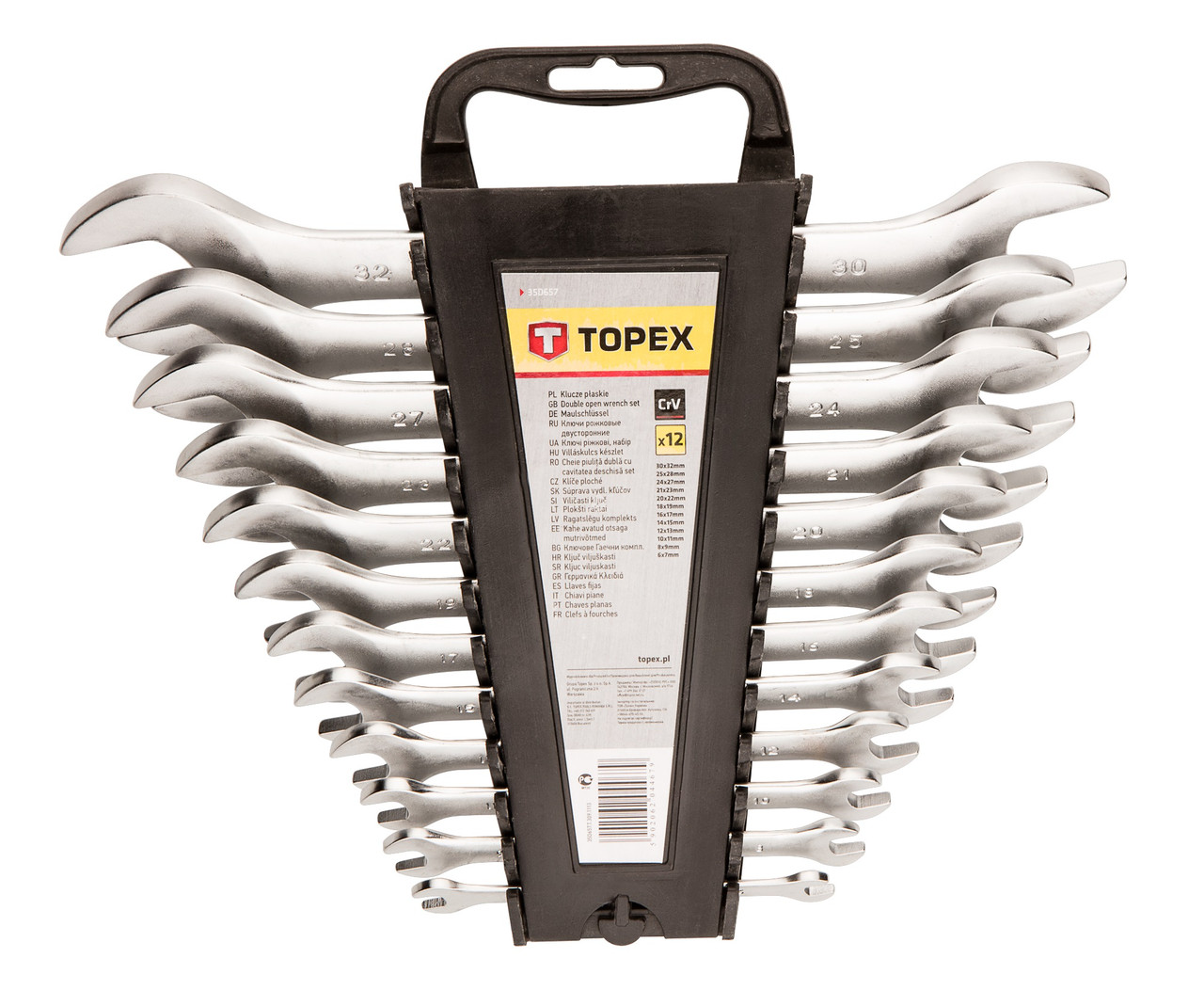 Гаечные ключи двухсторонние Topex 12 шт