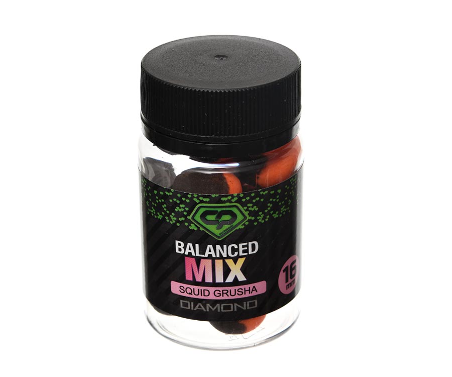 Бойли Carp Pro Diamond Balanced Mix Squid Grusha 16мм (DCPBMSQG16)
