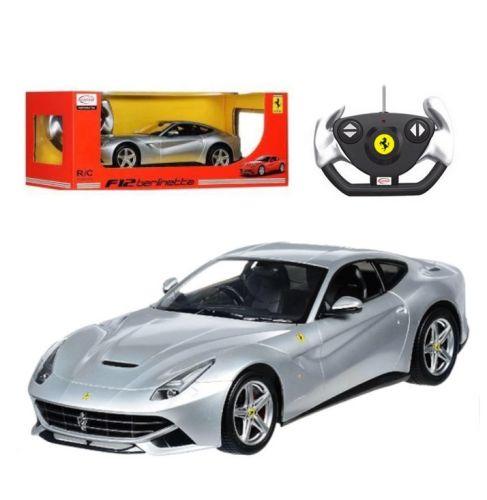 Машина на радіокеруванні Ferrari F12 (срібляста) 49100