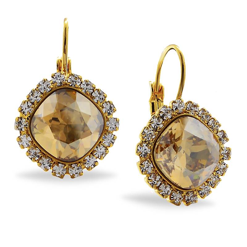 Сережки KOBI Ivonn StrasS 10 мм зі Swarovski (7440-3091-04-35)