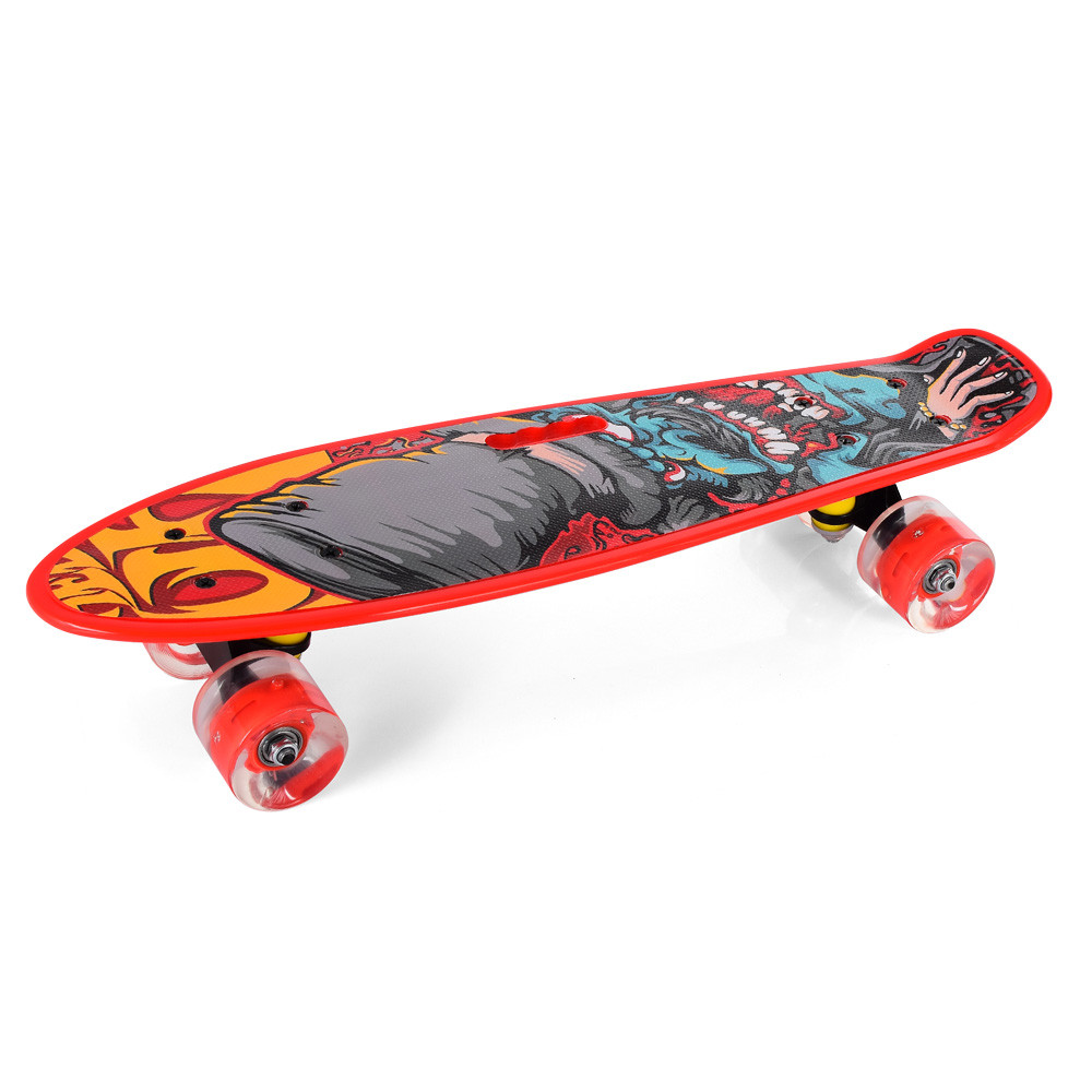 Скейт пенниборд Profi 56x14 см Красный (MS-0749-146)