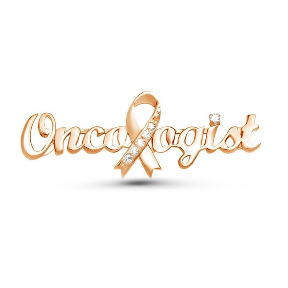 Значок BROCHE Онколог золотистый BRGV112930