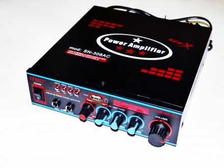 Усилитель звука Xplod SN-308 USB + SD + MP3 (hub_np2_0367)