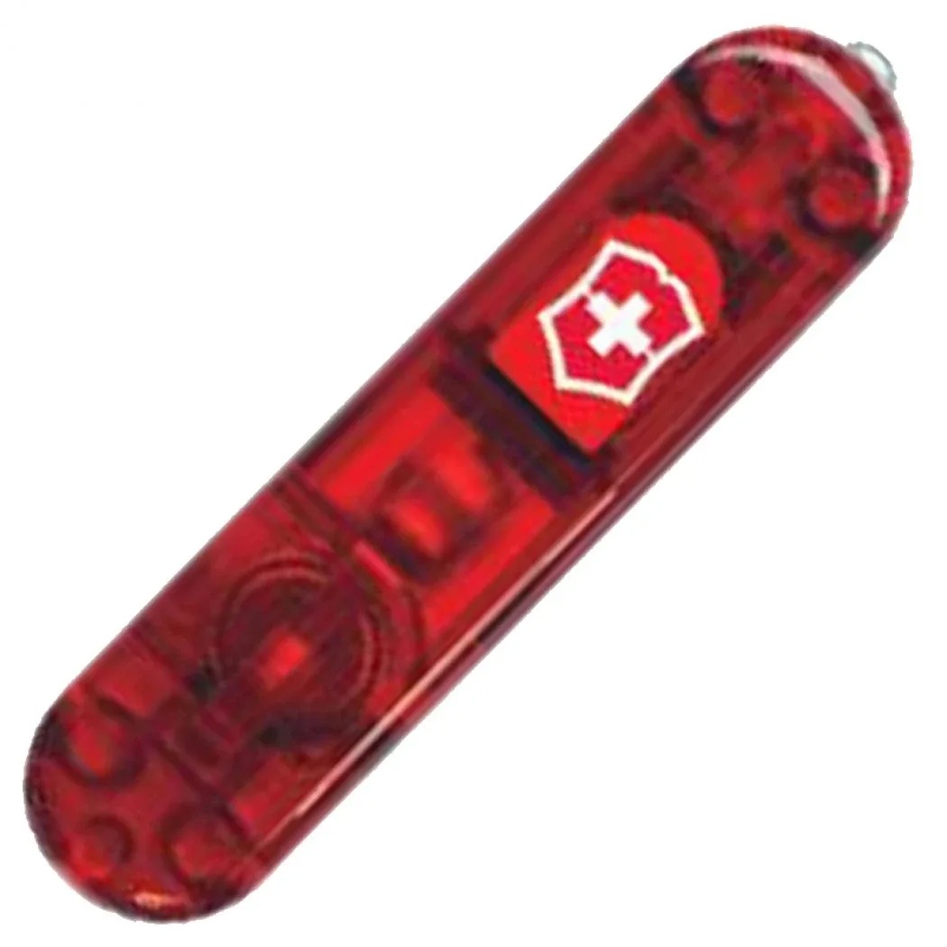 Накладка на ніж Victorinox 58мм передняя з ліхтарем LED V Червоний неон (1049-VxC6200.T1)
