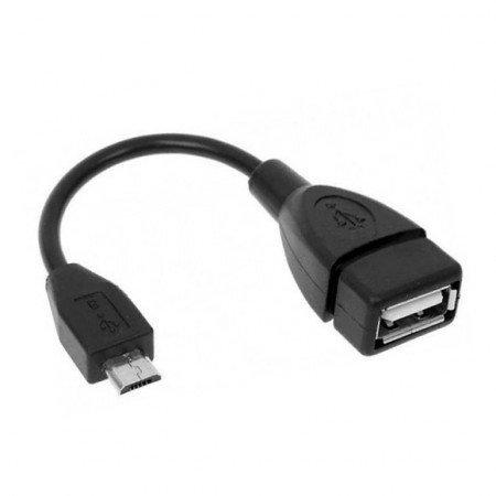 Кабель перехідник micro USB OTG CA-157 Чорний