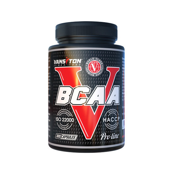 Аминокислота BCAA для спорта Vansiton BCAA 300 Caps