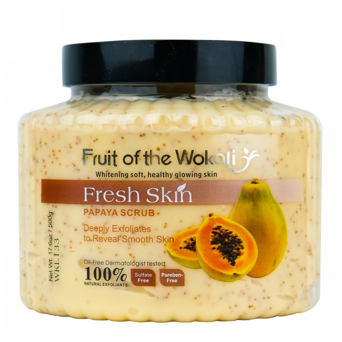 Скраб для тела Wokali Fresh Skin Scrub Papaya WKL133 500 г