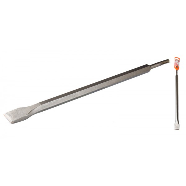 Стамеска плоская SDS-PLUS 17*400*30 мм с победитовой напайкой Granite GM (1-31-400)