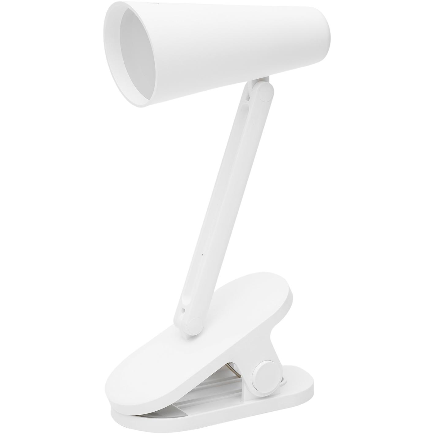 Настольная лампа с аккумулятором Hoz Clip Lamp 3.5W 1200 mAh White (MR65077)