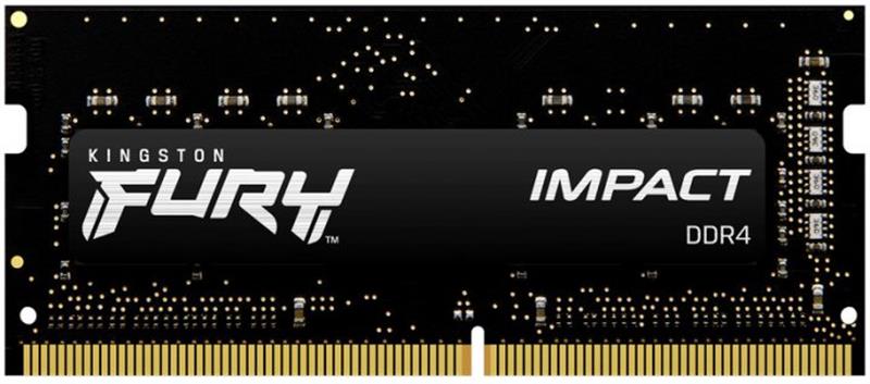 Оперативная память SO-DIMM 16GB/2666 DDR4 Kingston Fury Impact (KF426S15IB1/16)