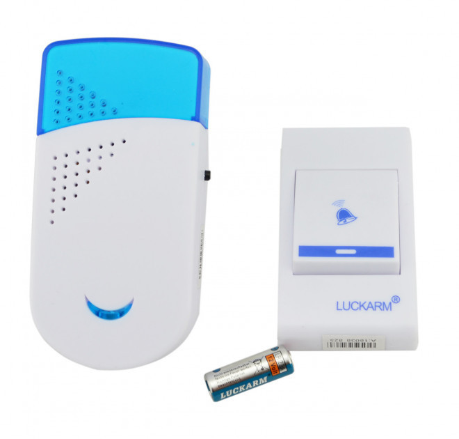 Беспроводной дверной звонок Luckarm Intelligent A8603 Белый с синим (258505)