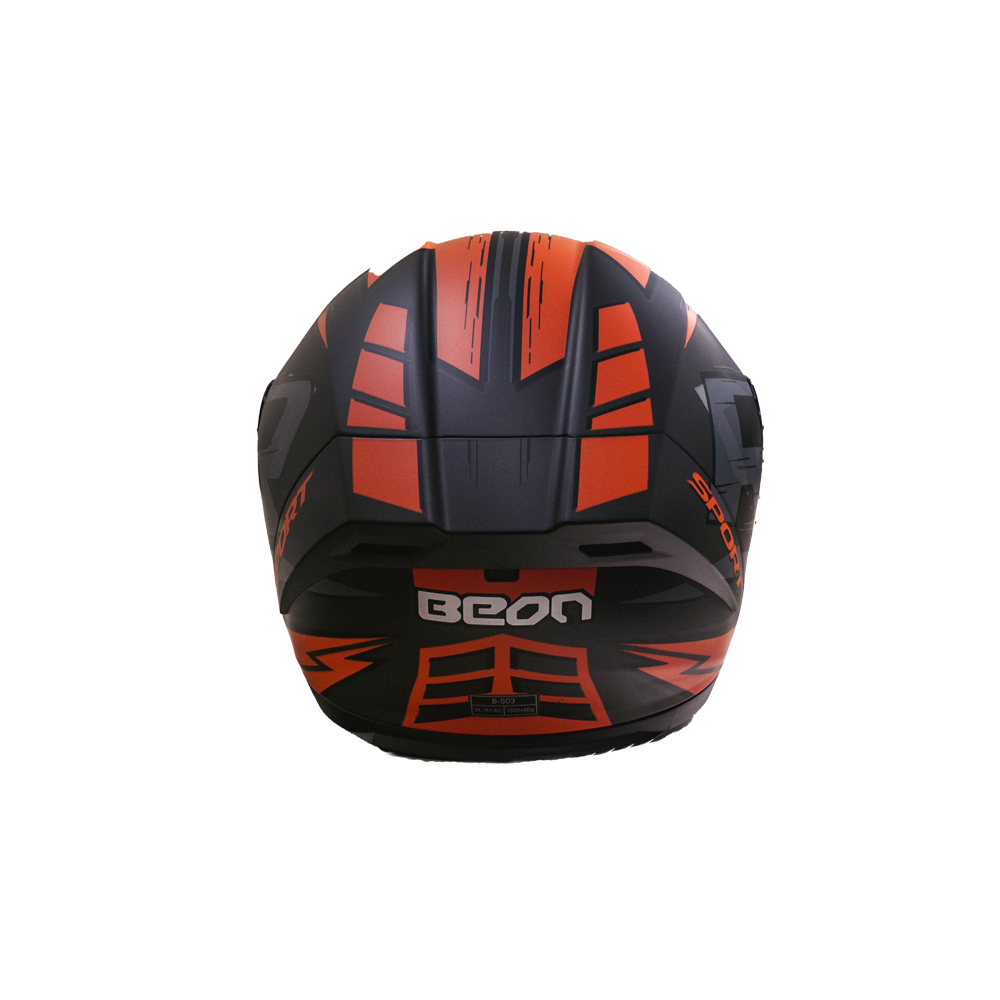 Мотошлем интеграл Beon R ХL Matt Titan-Orange (298715)