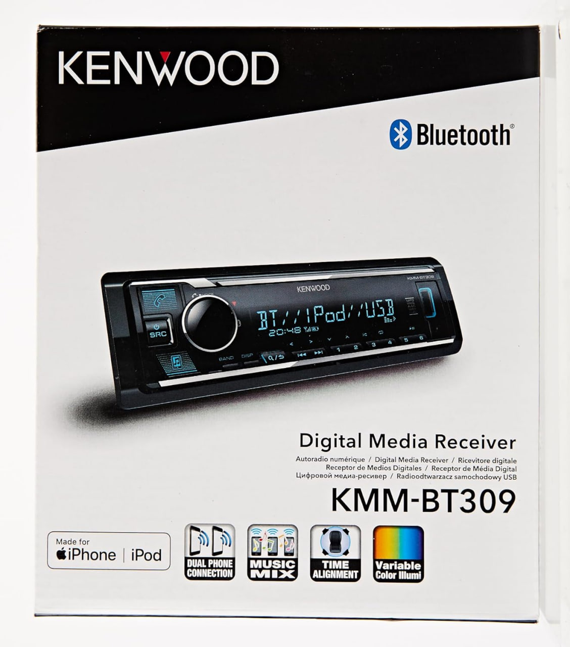 Автомагнітола Kenwood KMM-BT309