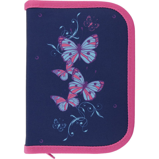 Пенал розкладний книжка Butterfly ТМ Kite Фіолетовий (100243TO)