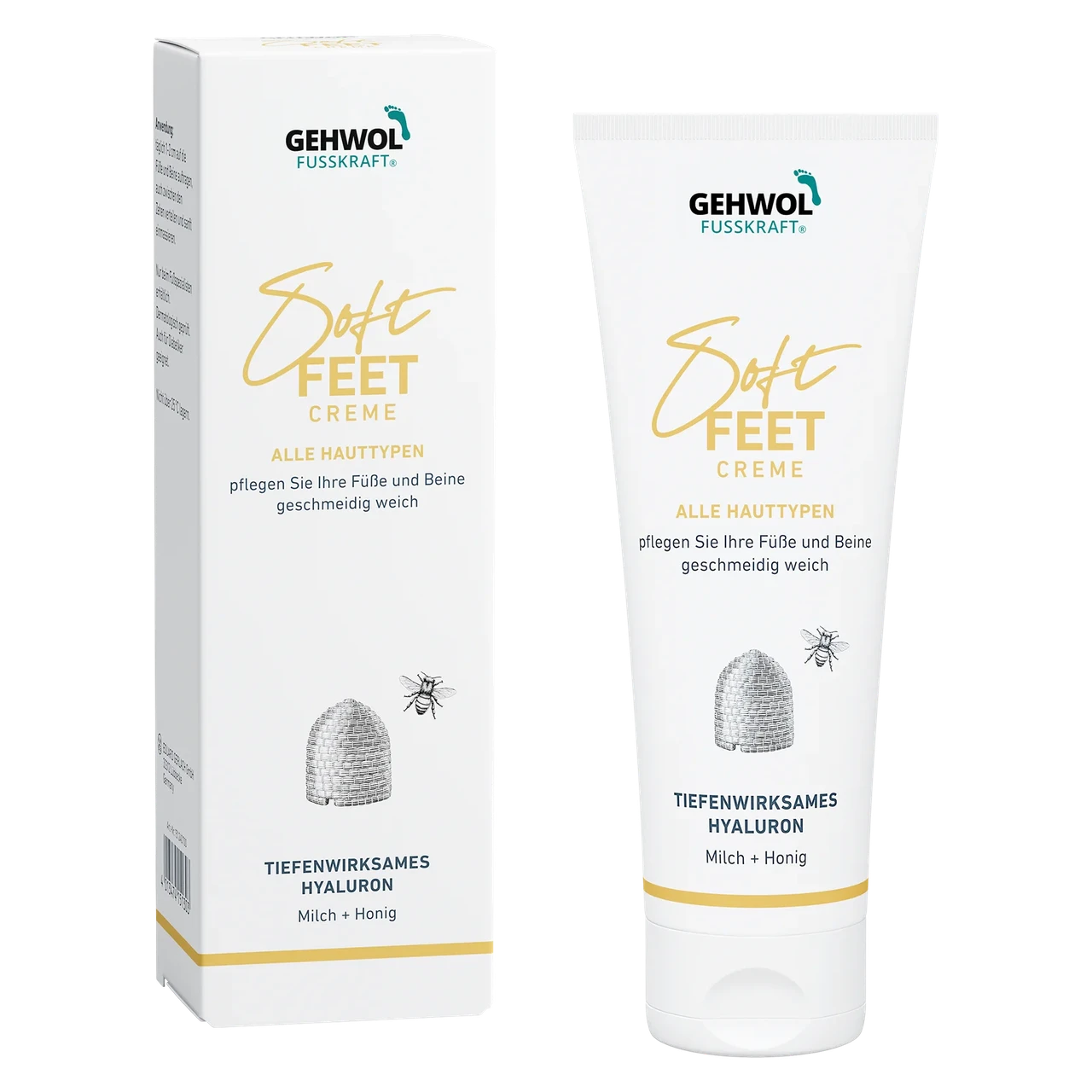 Шелковый крем Gehwol Soft-Feet Молоко и мед 125 мл