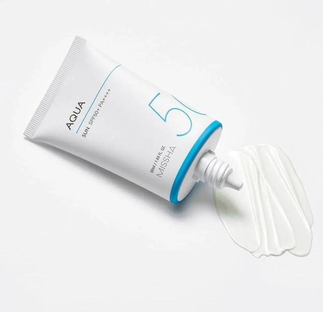 Увлажняющий солнцезащитный гель на химических фильтрах All-Around Safe Block Aqua Sun Gel SPF50+/PA++++ Missha 50 мл