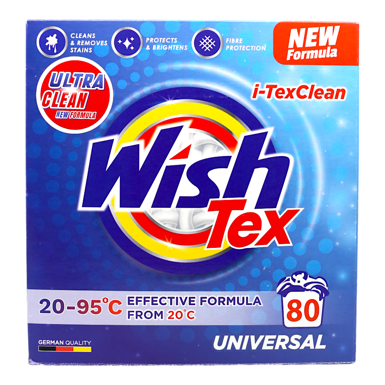 Порошок для стирки WishTex New Formula Universal 5,2 кг 80 стирок