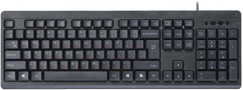 Клавіатура Maxxter KB-112-U Black USB