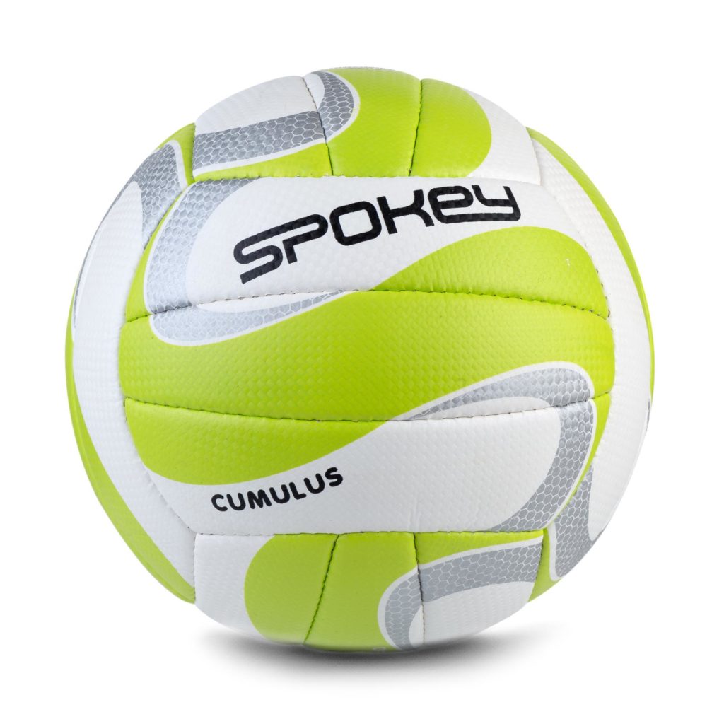 Волейбольний м'яч Spokey Cumulus II розмір 5 White-Green-Silver (s0217)