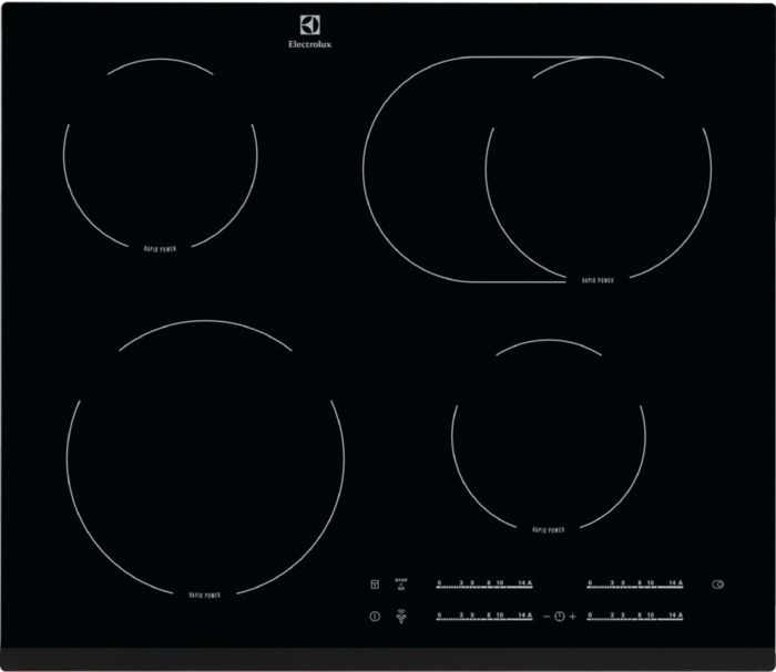 Варильна поверхня Electrolux EHF 65451 FK Чорний (F00118565)