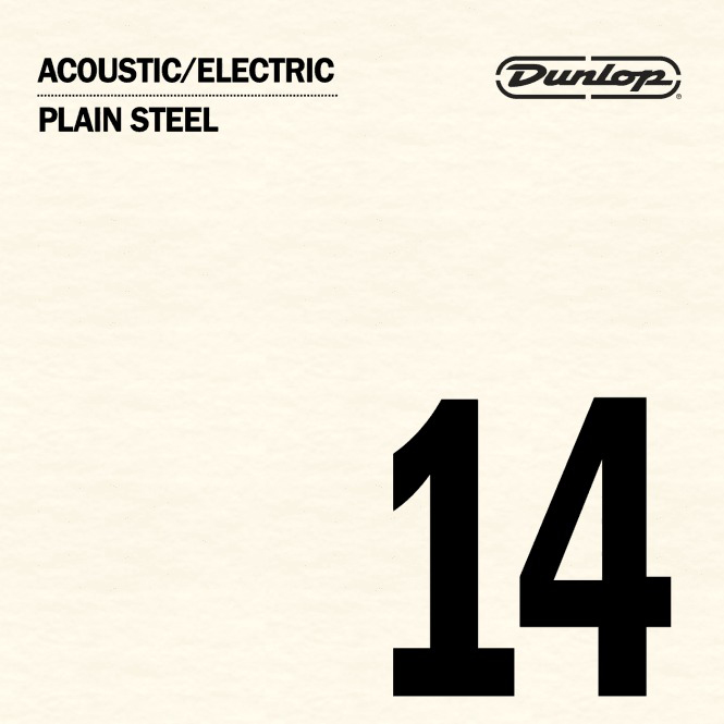 Струна Dunlop DPS14 Acoustic Electric Plain Steel String .014