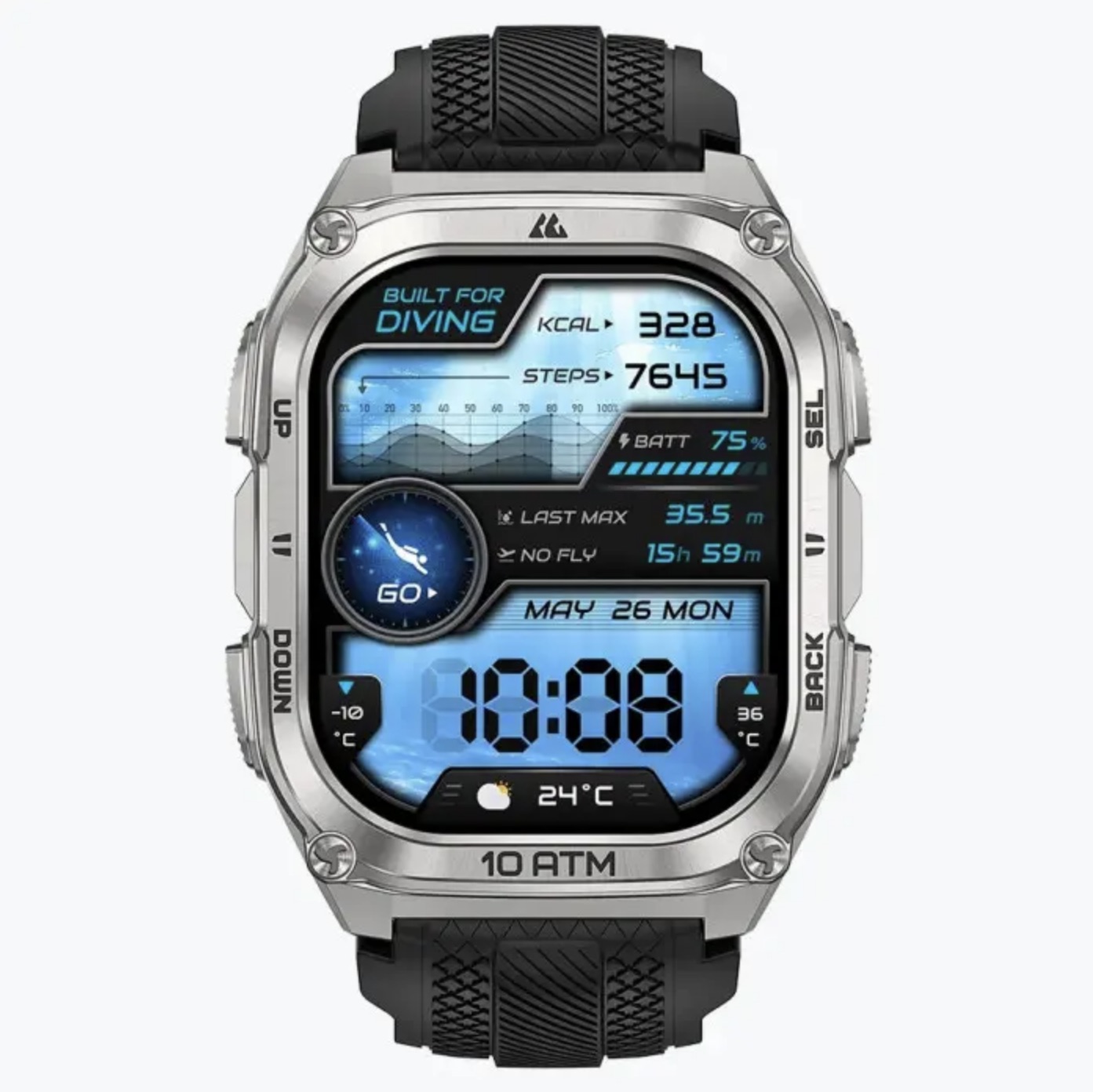 Тактичний Kospet Tank M4 Silver